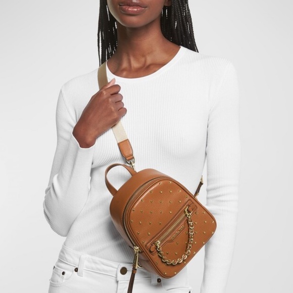 NWT Michael Kors XS Elliot Leather Backpack - Picture 7 of 7